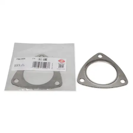 2x ELRING 750.905 Dichtung Abgasrohr PORSCHE 928 4.5 4.7 S 5.0 S / GT 5.4 GTS