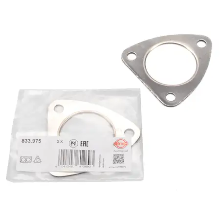 2x ELRING Dichtung Auspuff PORSCHE 924 2.5 S + 944 2.5 / S 2.7 3.0 S2 + 968 3.0