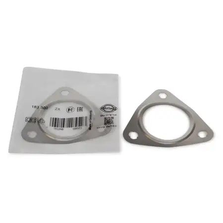 2x ELRING Dichtung Abgasrohr f&uuml;r PORSCHE BOXSTER (986) 2.5 204 PS 99611111302