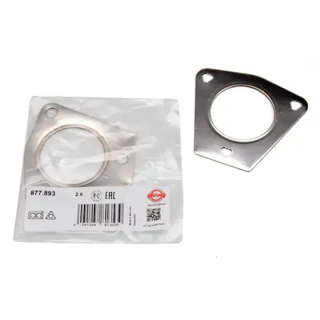 2x ELRING 877893 Dichtung Abgasturbolader Kr&uuml;mmer PORSCHE Cayenne (9PA 92A) 94812320352