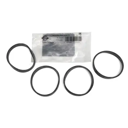 4x ELRING Kr&uuml;mmerdichtung Ansaugkr&uuml;mmer 130.430 MERCEDES 200/220/270/30CDI AMG