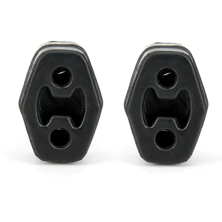 2x Halter Auspuff Gummi Aufh&auml;ngung AUDI A1 A2 A3 FORD SEAT SKODA VW GOLF POLO