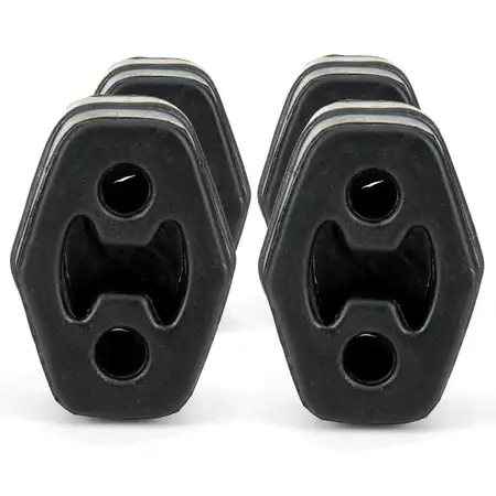 4x Halter Auspuff Gummi Aufh&auml;ngung AUDI A1 A2 A3 FORD SEAT SKODA VW GOLF POLO