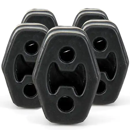 5x Halter Auspuff Gummi Aufh&auml;ngung AUDI A1 A2 A3 FORD SEAT SKODA VW GOLF POLO