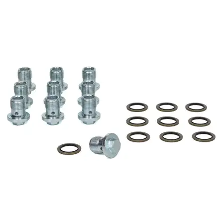 10x &Ouml;lablassschraube + Dichtring OPEL ASTRA H INSIGNIA A VECTRA C ZAFIRA B CDTI