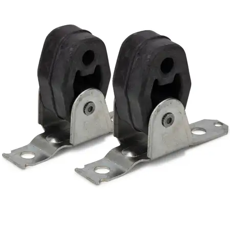 2x Halter Auspuff Schalld&auml;mpfer AUDI A1 SEAT IBIZA SKODA FABIA VW GOLF 4 POLO