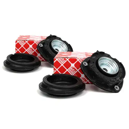 2x FEBI Federbeinst&uuml;tzlager + Kugellager AUDI A3 8V SEAT SKODA VW GOLF 7 vorne