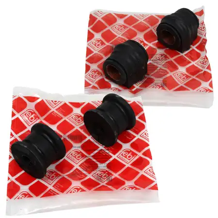 4x FEBI Stabilisatorlager MERCEDES W203 C200 Kompressor C200/220CDI vorne hinten