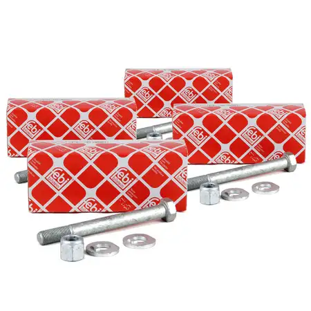 4x FEBI Montagesatz Querlenker M14x1,5mm MERCEDES W202 C/A208 W210 R170 vorne
