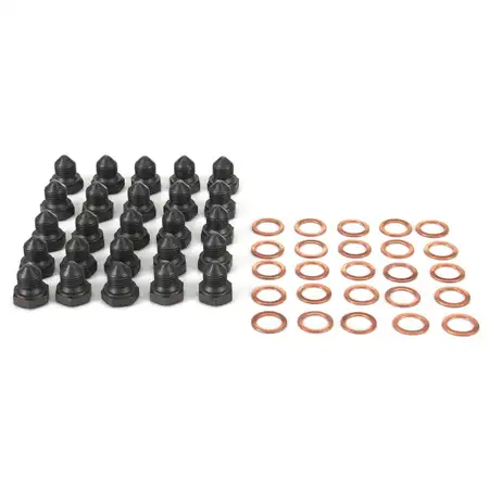 25x FEBI &Ouml;lablassschraube 03272 + Dichtring M14x1,5mm AUDI FORD SEAT SKODA VW