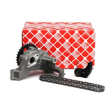 FEBI 33751 &Ouml;lpumpe Steuerkette Kettenspanner Satz AUDI A3 A4 A6 VW GOLF PASSAT