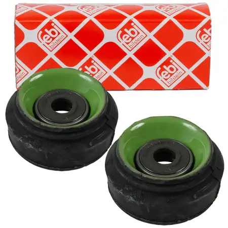 2x FEBI 02429 Federbeinlager + W&auml;lzlager fAUDI 80 90 VW Passat 32B 33B vorne