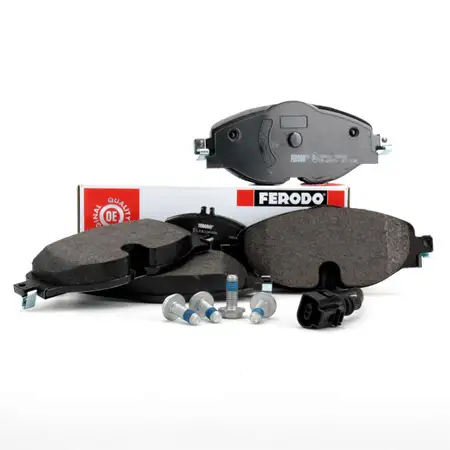 FERODO Bremsbel&auml;ge Bremskl&ouml;tze f&uuml;r AUDI A3 8V SEAT LEON 5F VW GOLF 7 vorne