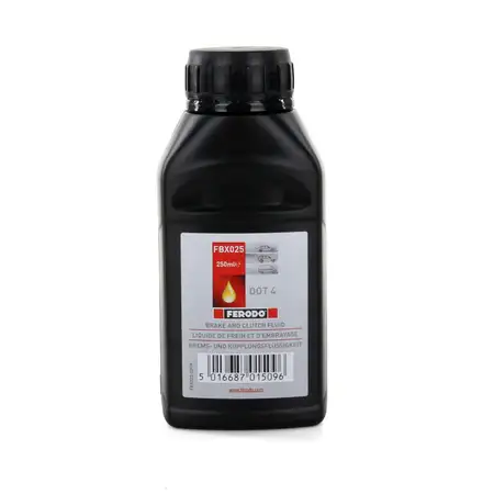 FERODO FBX025 Bremsfl&uuml;ssigkeit Kupplungsfl&uuml;ssigkeit DOT 4 / 250ML
