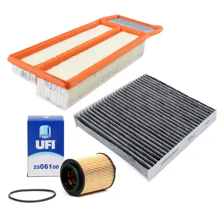 Filterpaket Filterset f&uuml;r Fiat 500 / C 95 PS Panda (312) 1.3D Multijet 75/80 PS