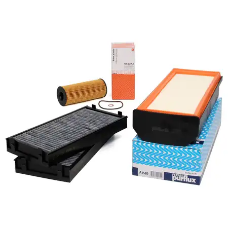 Inspektionskit Filterpaket f&uuml;r BMW X5 E70 F15 F85 X6 E71 E72 F16 F86 M50d 381 PS