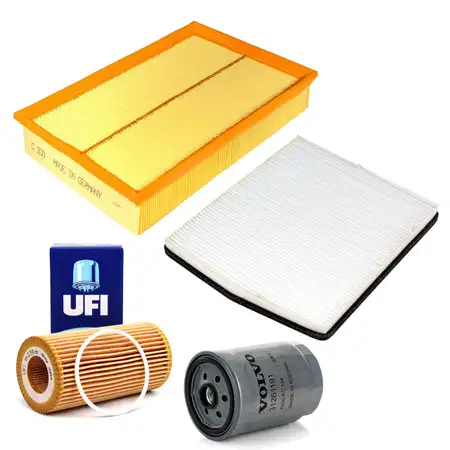 Filterpaket Filterset f&uuml;r VOLVO S60 I S80 I V70 II XC70 Cross Country 2.4 D5