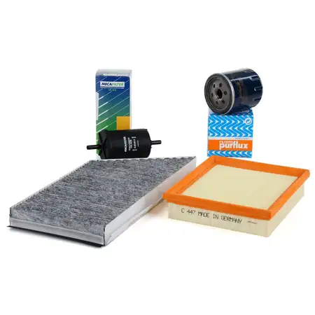 Inspektionskit Filterpaket Filterset f&uuml;r PEUGEOT 206 Schr&auml;gheck 1.1i 1.4i 1.6i