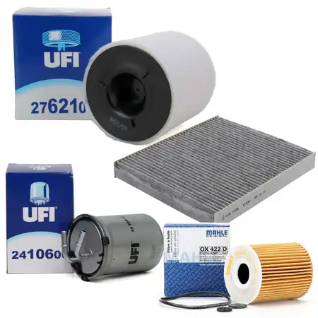 Filterpaket Filterset f&uuml;r SEAT IBIZA V SKODA FABIA II ROOMSTER 1.2 TDI 75 PS