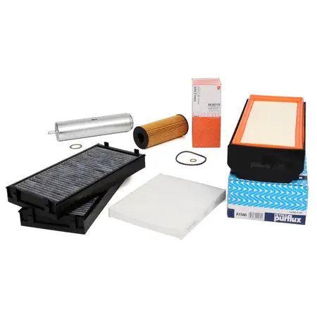 Inspektionskit Filterpaket f&uuml;r BMW X5 E70 F15 F85 X6 E71 E72 F16 F86 M50d 381 PS