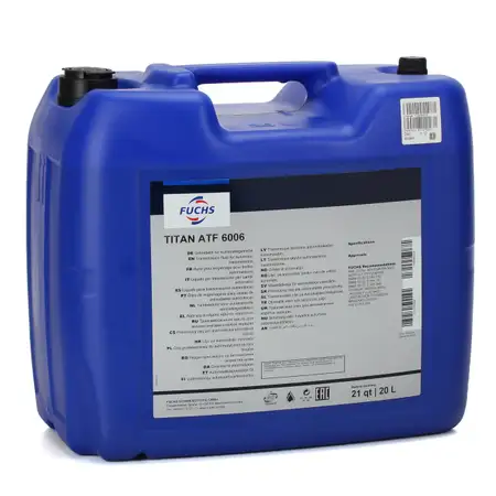 FUCHS Getriebe&ouml;l Automatikgetriebe&ouml;l TITAN ATF 6006 - 20L 20 Liter