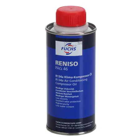 FUCHS Kompressor&ouml;l K&auml;lte&ouml;l RENISO PAG46 R134A 250ml Ford 1438998