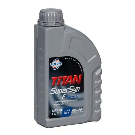 FUCHS Motor&ouml;l &Ouml;L TITAN SUPERSYN F ECO-B 5W-20 5W20 FORD WSS-M2C948-B - 1 Liter