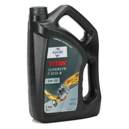 FUCHS Motor&ouml;l &Ouml;L TITAN SUPERSYN F ECO-B 5W-20 5W20 FORD WSS-M2C948-B - 5 Liter