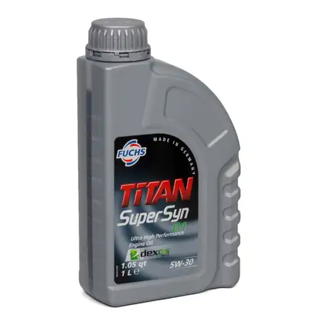 FUCHS Motor&ouml;l TITAN 5W-30 5W30 SUPERSYN D1 dexos1 - Gen 2 OPEL FORD 1L 1 Liter