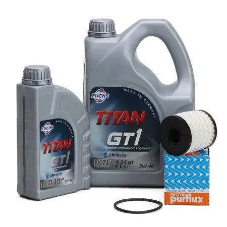 FUCHS Motor&ouml;l 5 Liter &Ouml;lfilter FORD C-MAX FOCUS GALAXY MONDEO S-MAX 2.0/2.2 TDCi