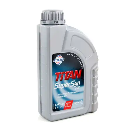 FUCHS Motor&ouml;l &Ouml;l TITAN 0W30 SUPERSYN FE ACEA A5/B5 VOLVO VCC 95200377 1 Liter