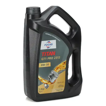 FUCHS Motor&ouml;l &Ouml;L TITAN GT1 PRO 2312 0W-30 0W30 ACEA C2 PSA B71 2312 - 5L 5 Liter