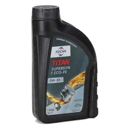 FUCHS &Ouml;l Motor&ouml;l TITAN SUPERSYN F Eco-FE 0W30 f&uuml;r Ford WSS-M2C950-A 1L 1 Liter