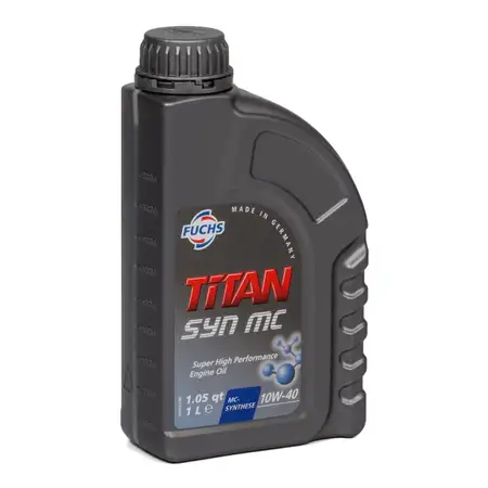 FUCHS MOTOR&Ouml;L TITAN SYN MC 10W40 ACEA A3/B4 MB 229.3 VW 501.01 505.00 - 1 Liter