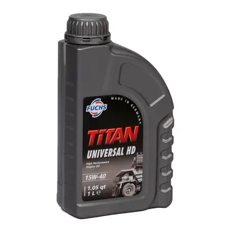 FUCHS Motor&ouml;l &Ouml;l TITAN UNIVERSAL HD ACEA A3/B3/B4 15W-40 15W40 1L 1 Liter