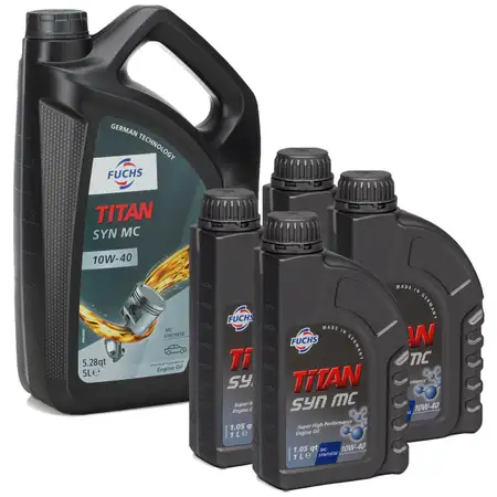 FUCHS MOTOR&Ouml;L TITAN SYN MC 10W40 ACEA A3/B4 MB 229.3 VW 501.01 505.00 - 9 Liter