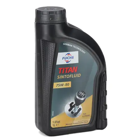 FUCHS Getriebe&ouml;l Schaltgetriebe&ouml;l TITAN Sintofluid SAE 75W-80 API GL-5 - 1 Liter