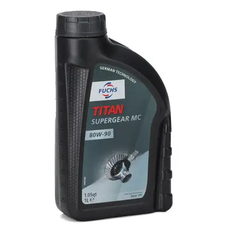 FUCHS Getriebe&ouml;l Schaltgetriebe&ouml;l TITAN SUPERGEAR MC 80W90 80W-90 1L 1 Liter