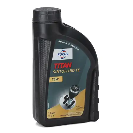 FUCHS Getriebe&ouml;l Schaltgetriebe&ouml;l TITAN Sintofluid FE SAE 75W API GL-4 - 1 Liter