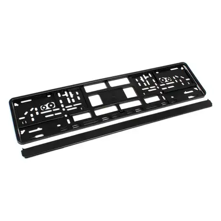 Kennzeichenhalter Nummernschildhalter Wechselkennzeichen MARS SCHWARZ 520mm