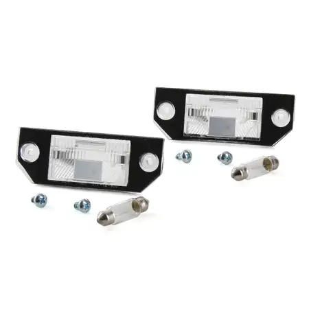 2x Kennzeichenleuchte + Gl&uuml;hlampen FORD FOCUS C-MAX / C-MAX (DM2) FOCUS II MK2