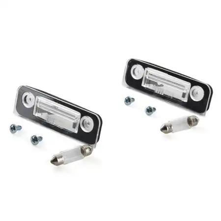 2x Kennzeichenleuchte + Gl&uuml;hlampen C5W FORD FIESTA V FUSION (JU) MONDEO II (BAP)