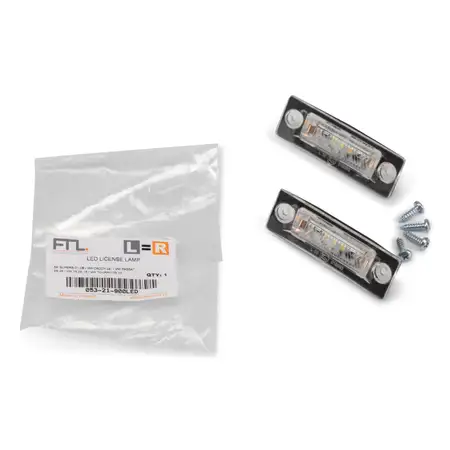 2x Kennzeichenleuchte LED f&uuml;r SKODA Superb I 3U4 VW Passat 3B 3C Touran T5
