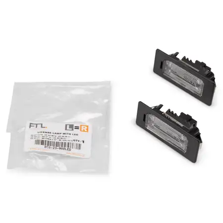 2x Kennzeichenleuchte LED f&uuml;r AUDI A3 A4 A6 SKODA Fabia 2 VW Passat Variant 3C5