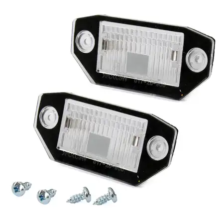 2x Kennzeichenleuchte Nummernschildleuchte f&uuml;r Ford Mondeo III 10.2000-03.2007