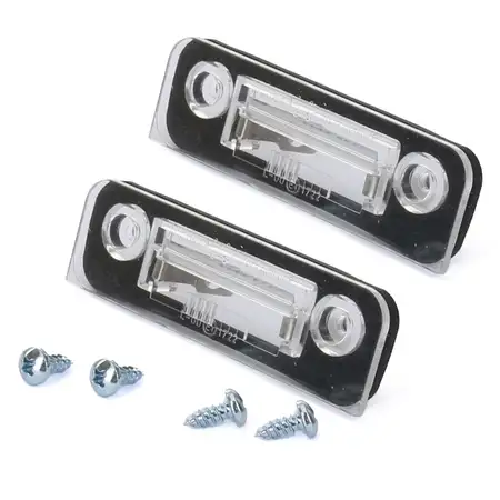 2x Kennzeichenleuchte Nummernschildleuchte f&uuml;r Ford Fiesta V Fusion Mondeo II
