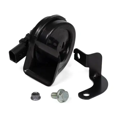 Fanfare Signalhorn + Halter TIEFTON f&uuml;r PORSCHE CAYENNE (9PA 92A) 95563502101