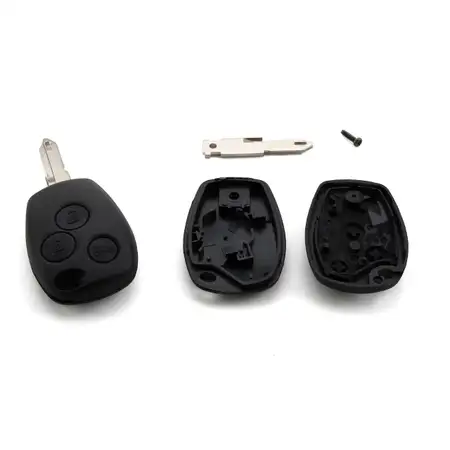 1x Schl&uuml;sselgeh&auml;use + Schl&uuml;sselrohling 3-Tasten RENAULT Clio III Kangoo Master III