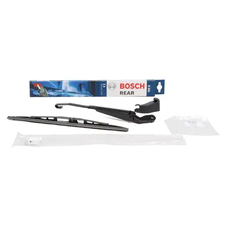 AIC Heckwischerarm + Kappe + BOSCH Heckwischer H341 VW GOLF 3 / GOLF 3 VARIANT