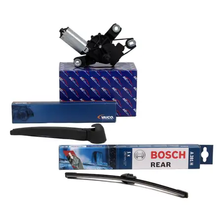 AIC Heckwischermotor VAICO Wischerarm BOSCH Wischerblatt A281H VW PASSAT VARIANT